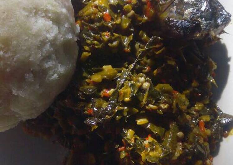 Recipe of Super Quick Homemade Vegetable okro soup