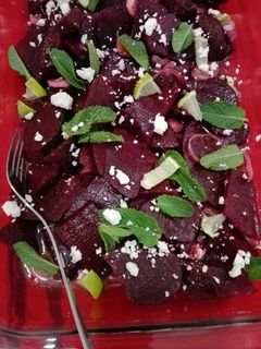 Una foto de Ensalada de remolacha