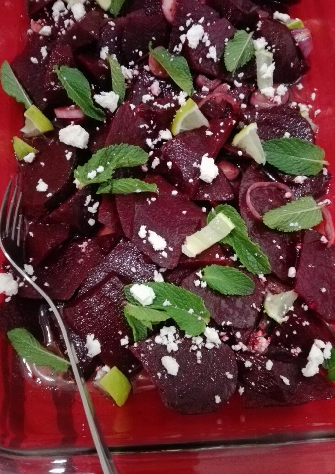 Una foto de Ensalada de remolacha