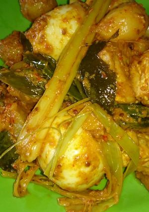 Foto resep Rendang kentang, tahu+telur