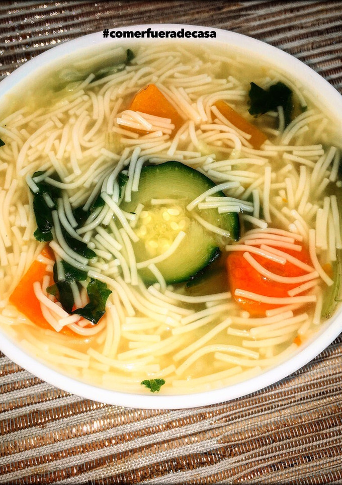 Una foto de Sopa de verduras