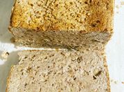 Una foto de pan de coco y harina de almendra