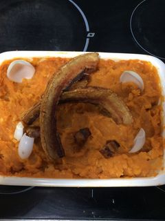 Una foto de Patatas machas o revolconas