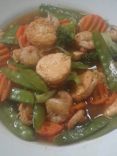 Foto resep Tofu udang brokoli