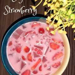 Sago Strawberry Dessert রেসিপির প্রধান ছবি