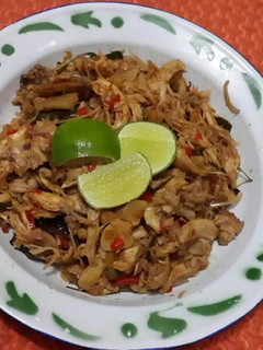 Foto resep Ayam suwir kecombrang
