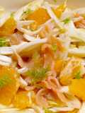 Insalata di finocchi, arance e salmone