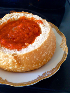 A picture of Pregnant Lady Tomato Soup.