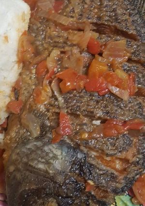 A picture of Fish ugali.