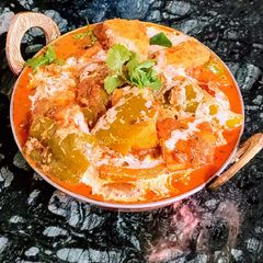 A picture of Kadhai Paneer.