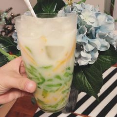 A picture of Southeast Asian Dessert •Easy Thai Style Homemade Cendol • Lod Chong Singapore.