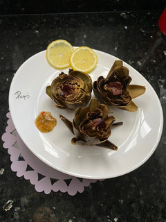 Una foto de Alcachofas al horno