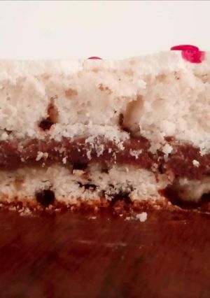 Una foto de "Ganache" de chocolate sin crema