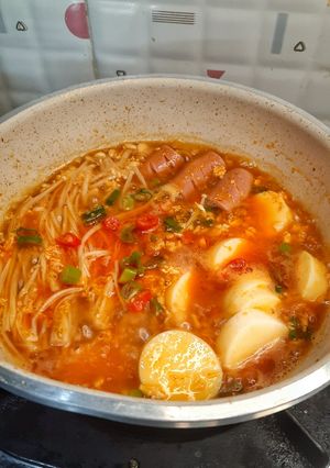 Foto resep Jamur Enoki Pedas Manis