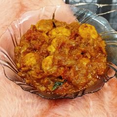 A picture of Prawn Thokku.