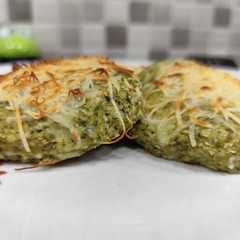 Una foto de Hamburguesa de brócoli