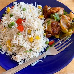 A picture of Mixed veg fried rice.