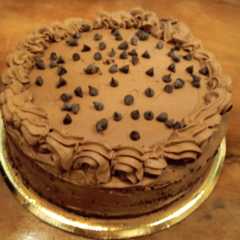 Una foto de Ganache montada o whipped ganache