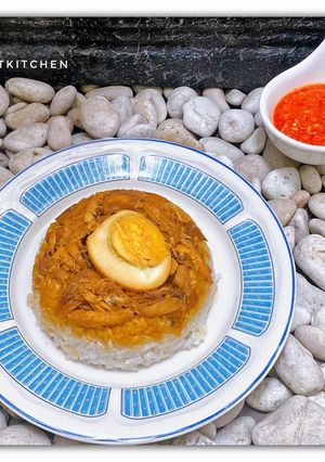 Foto resep Nasi tim ayam udang