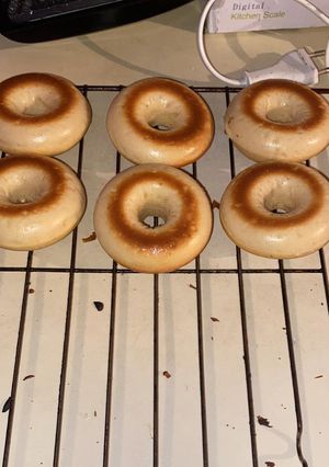 Una foto de Donuts a horno
