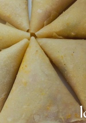 A picture of Chicken Vegetable Samosa.