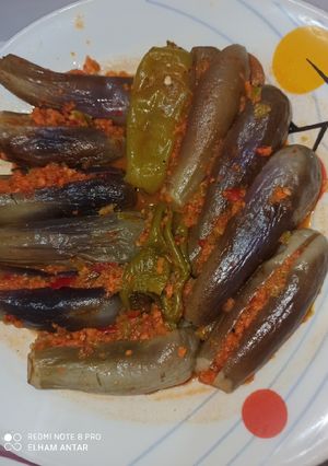 صورة لوصفة الباذنجان المخلل المسلوق