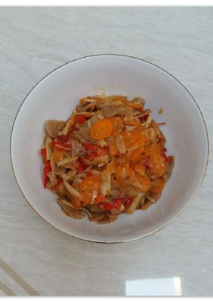Foto resep Tumis Jamur Pedas