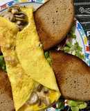 Omelette con funghi e parmigiano 🍄🍳🧀