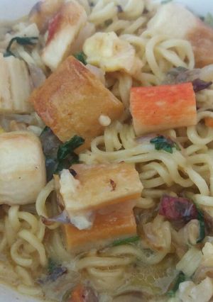 Foto resep Mie Kuah Keju