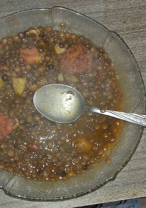 Una foto de Guiso de lentejas