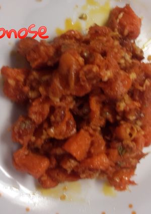 Foto principal de Calabaza con ajos fritos