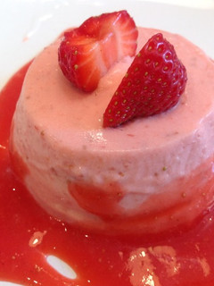 Una foto de Bavaroise de Fresas