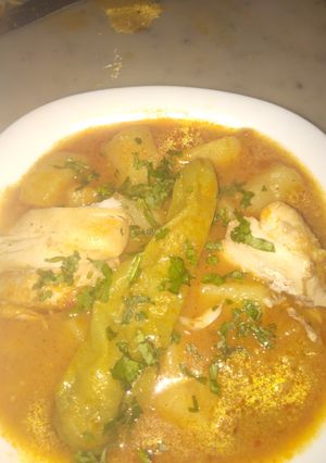 صورة لوصفة جواز بطاطا حار وبنين ⁦🌶️⁩⁦🌶️⁩👍
