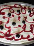 Tiramisu con crema pasticcera e amarene
