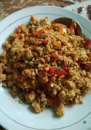 Foto resep Tumis oncom pedas