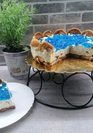 Zdjęcie przepisu Ciasto smerfa.