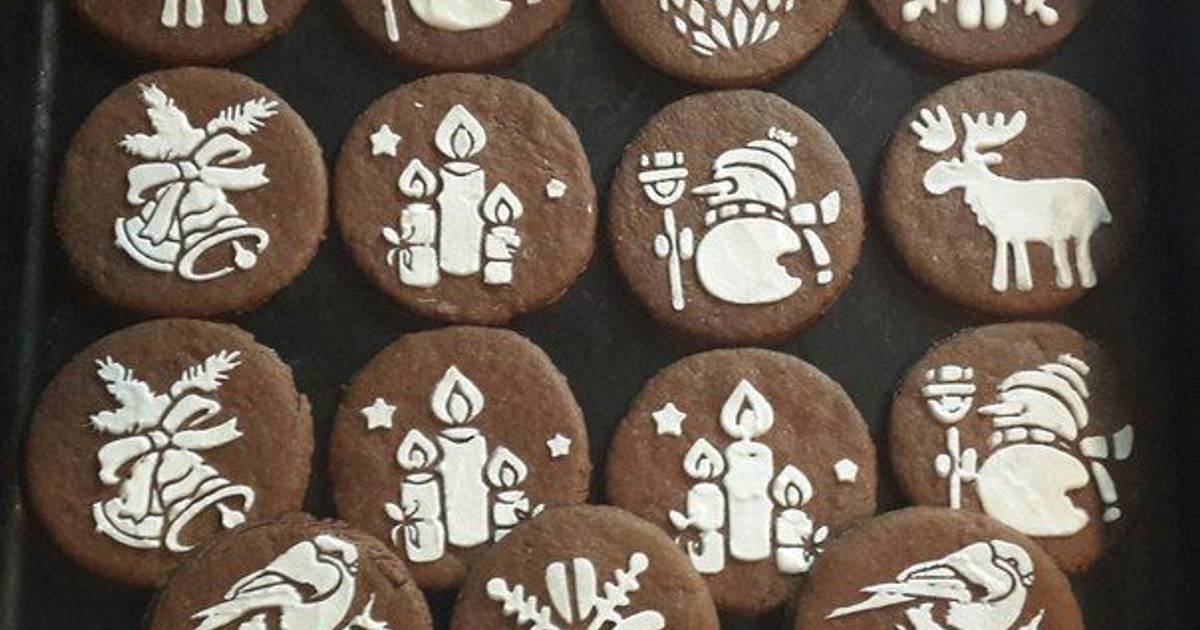 Новогоднее Печенье С Шоколадом