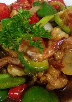 Foto resep Udang Saus Madu