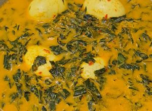 Foto resep Gulai santan daun singkong