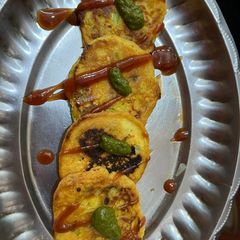 A picture of Gram Flour Pancakes.