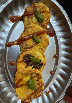 A picture of Gram Flour Pancakes.