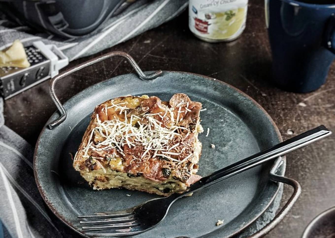 Puding roti yang enak