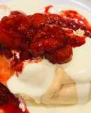 Pavlova with Berries compote (เค้กไข่ขาว) อร่อย หรู #งบ60บาท