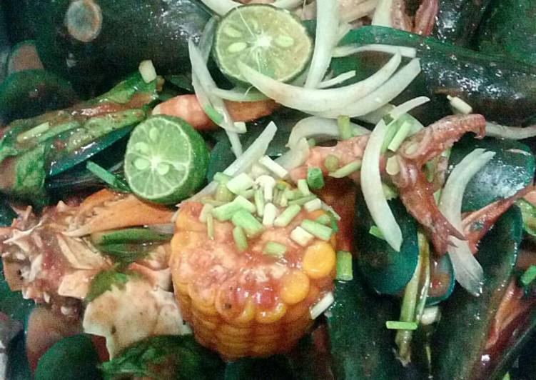 Resep Terbaik Sea food gagal diet Ala Restoran