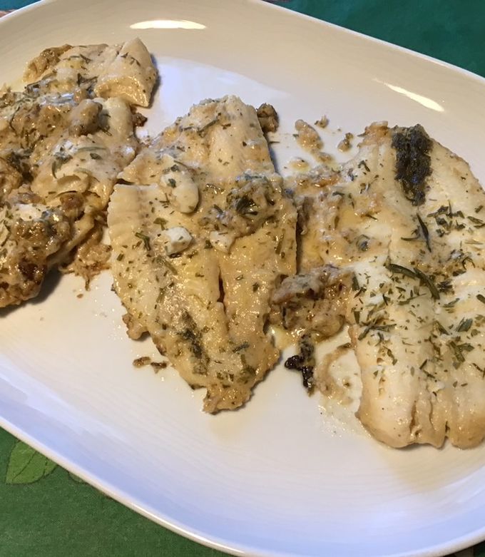 Une photo de Filets d'églefin à la crème de citron et estragon