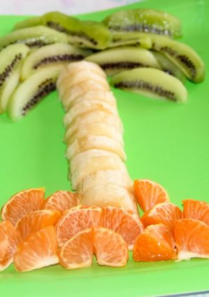 A picture of Edible Palm Tree Snack.