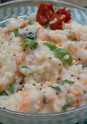 A picture of Curd Rice (Thairu Sadam).