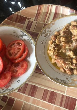 صورة لوصفة فول وحمص بطريقة ولا اطيب