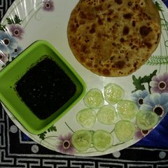 Sattu paratha A picture of Sattu paratha.
