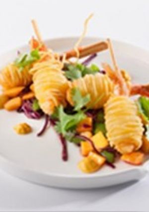A picture of Exotic Mango Potato Shrimp Salad.